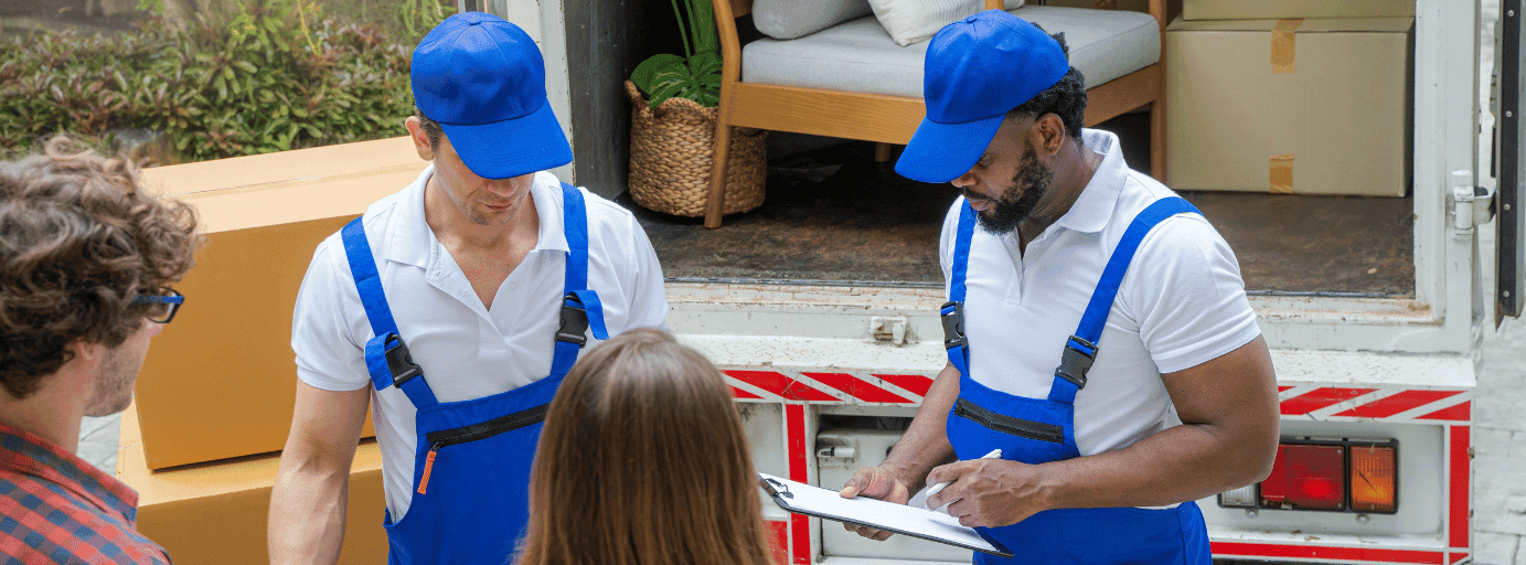 Thuis Verhuizing service banner afbeelding